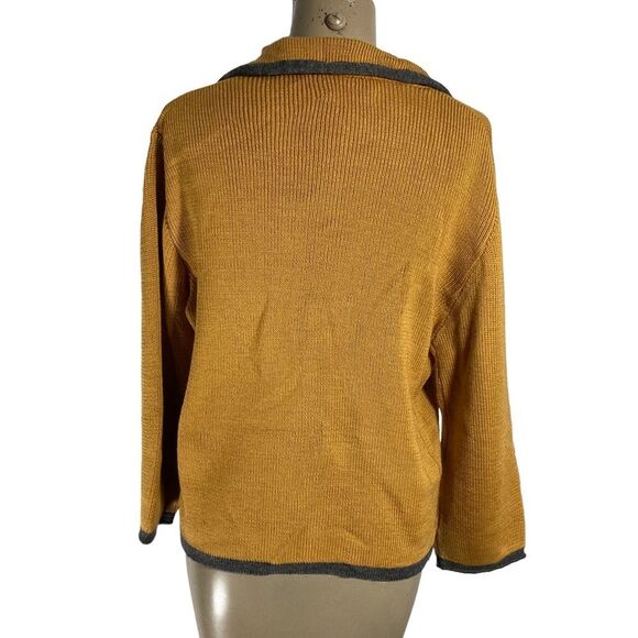 VTG 60’s Rosanna Knitted Sportswear Virgin Wool Button Cardigan Sweater Jacket - Picture 5 of 6